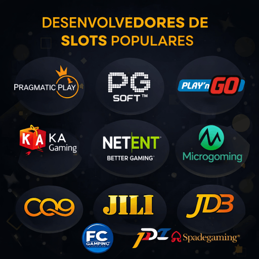 Parceiros desenvolvedores de jogos slots da 707BET no Brasil